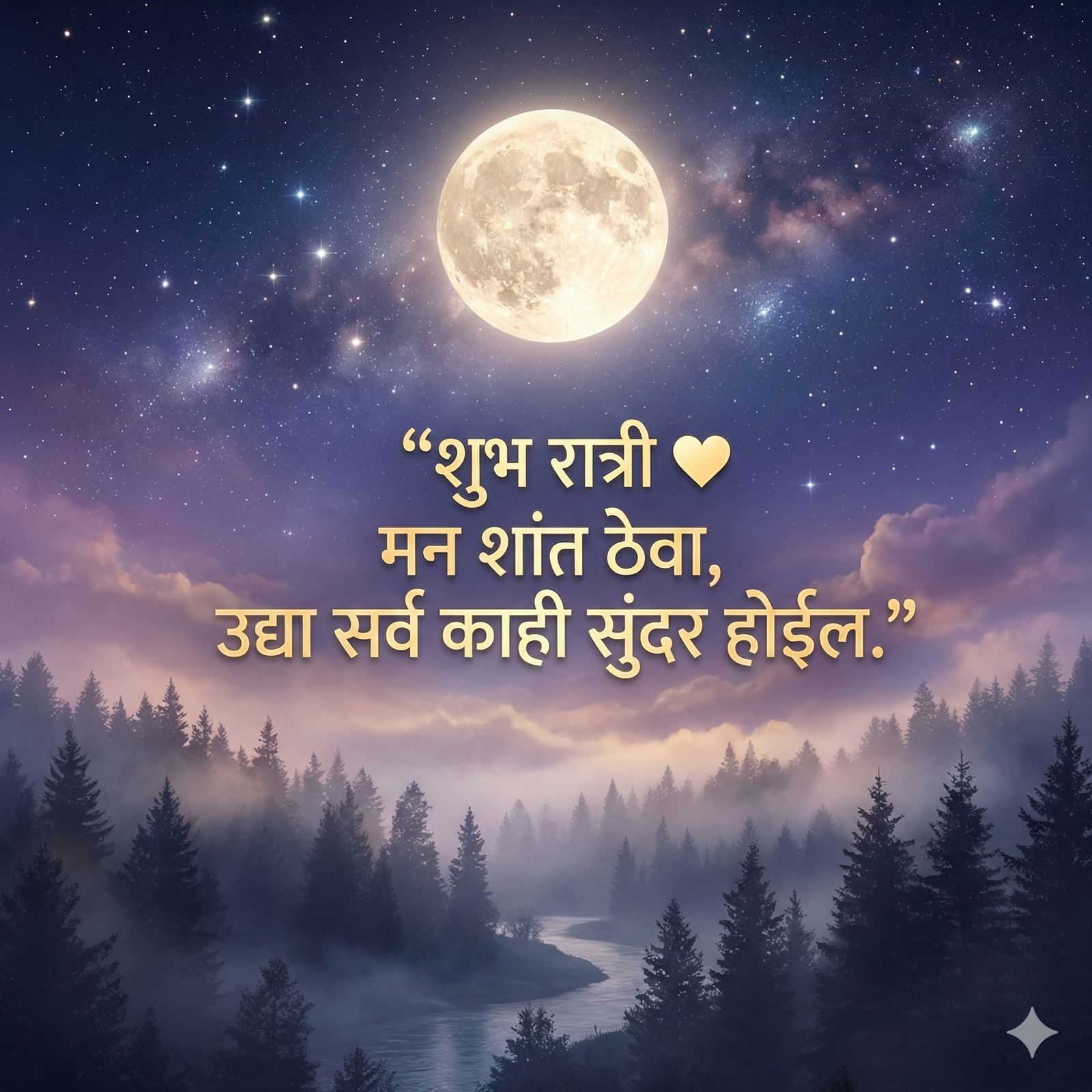 Sweet Good Night Marathi Images HD 4K wallpaper for mobile and desktop, free HD background download for iPhone and laptop - FreezyStock