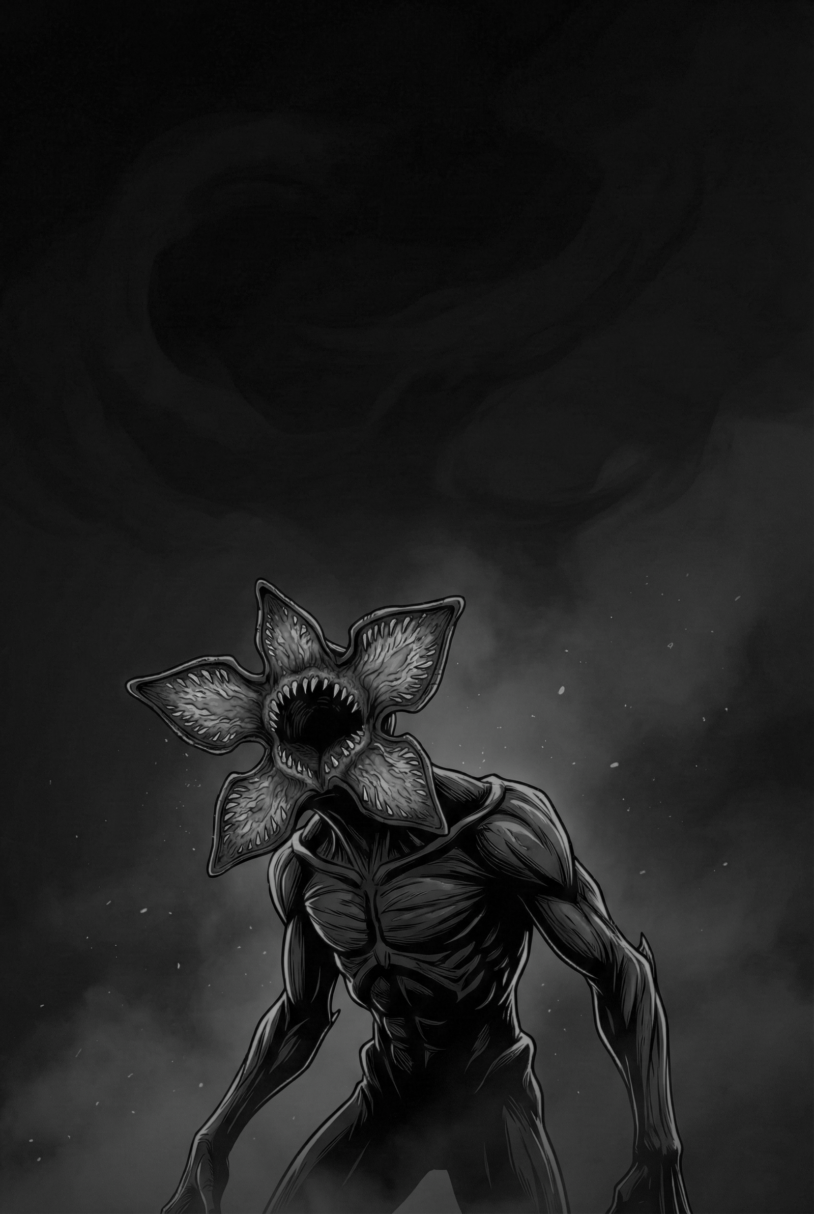 Dark Stranger Things Mobile Wallpaper 4k HD 4K wallpaper for mobile and desktop, free HD background download for iPhone and laptop - FreezyStock