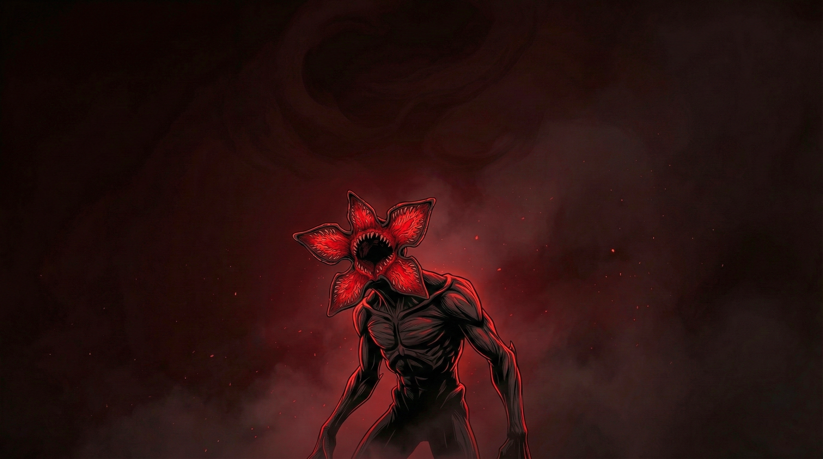 Stranger Things Dark Theme Wallpaper HD 4K wallpaper for mobile and desktop, free HD background download for iPhone and laptop - FreezyStock