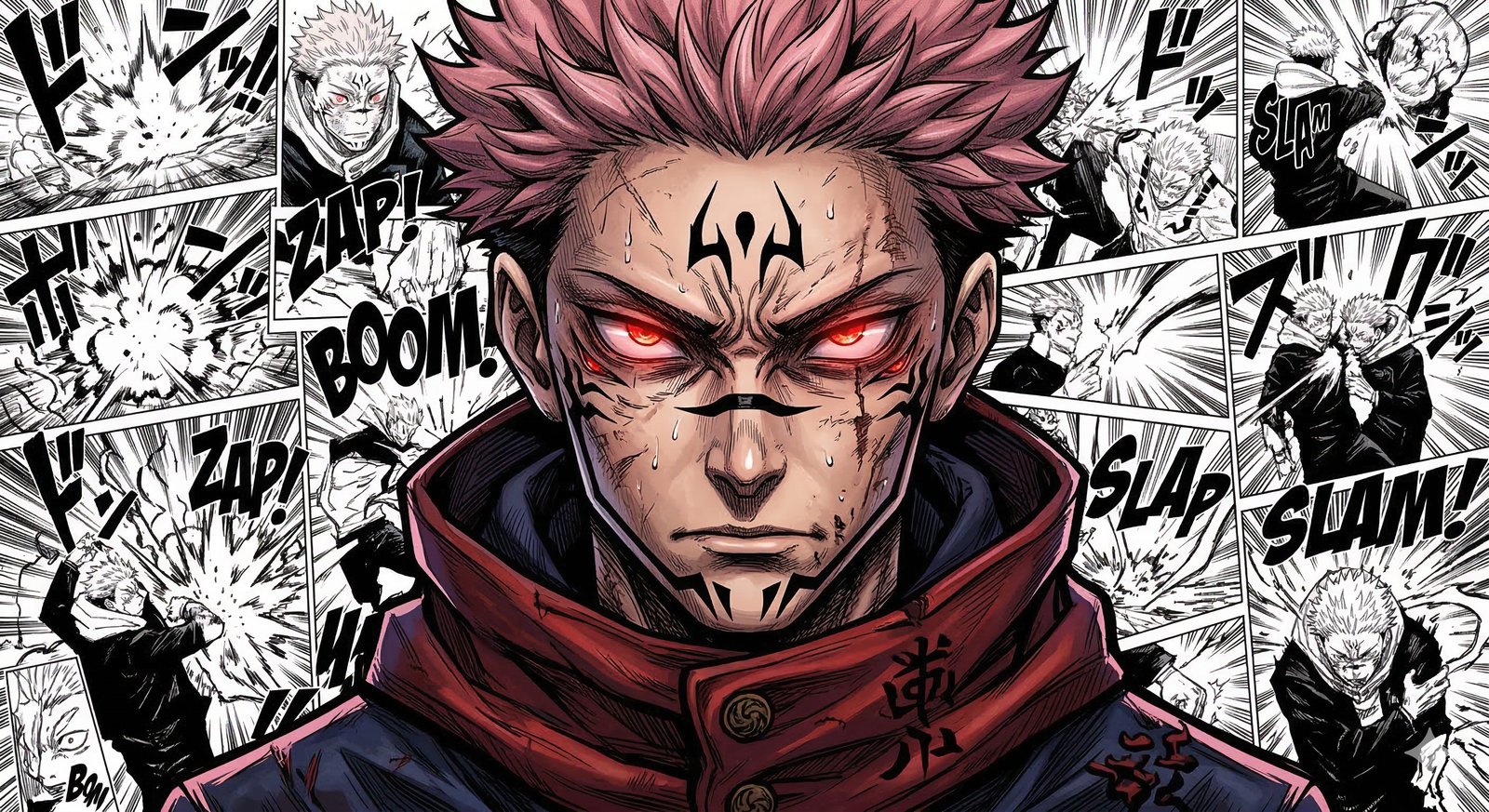 Sukuna Jujutsu kaisen season 3 Wallpaper wallpaper 4k hd