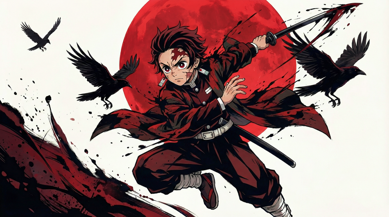 Tanjiro Vs Demon Wallpaper 4k wallpaper 4k hd