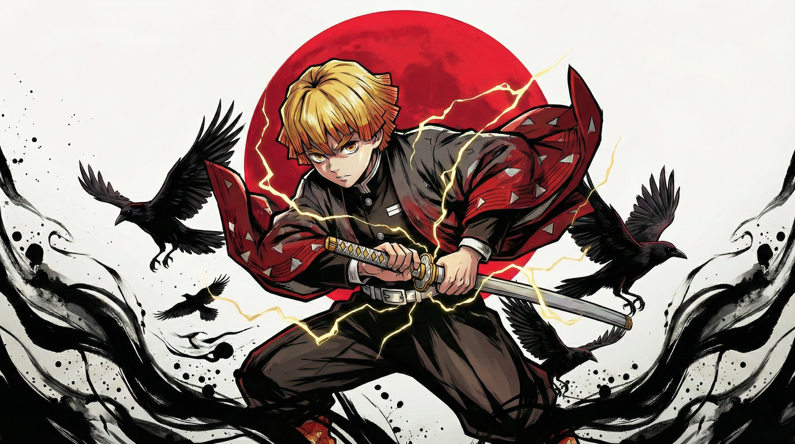 Zenitsu 7th Form Wallpaper 4k wallpaper 4k hd