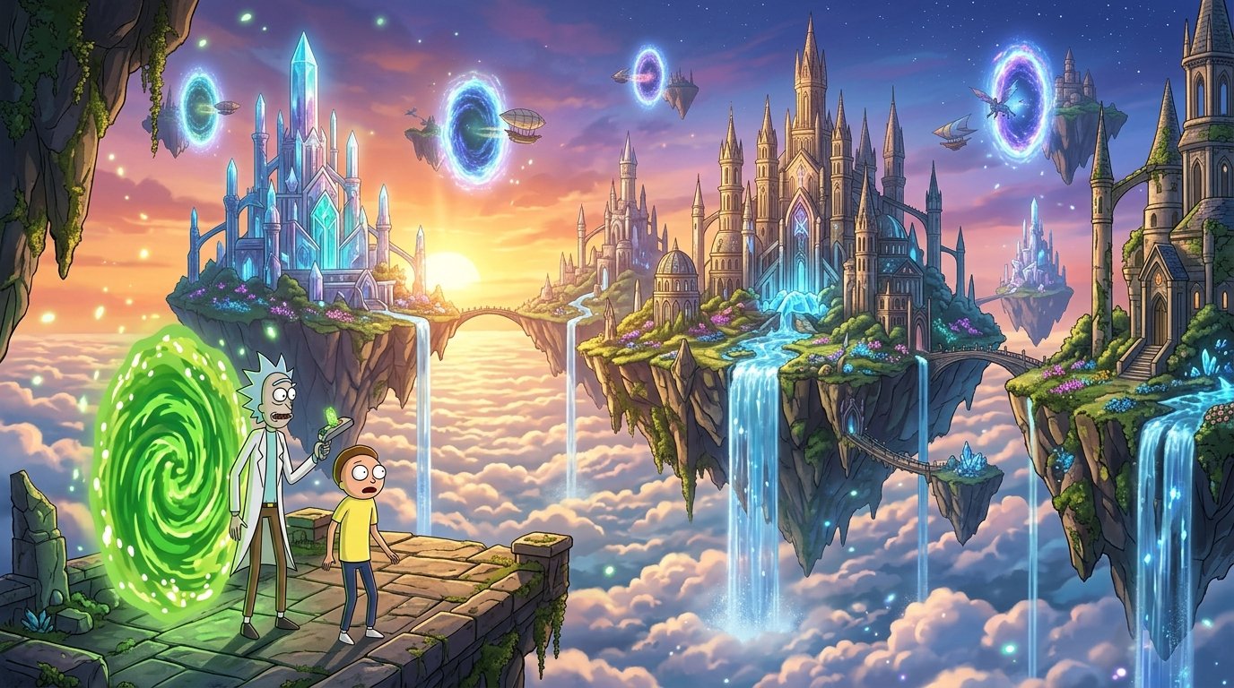 Rick And Morty Portal Wallpaper 4k Hd 4k wallpaper
