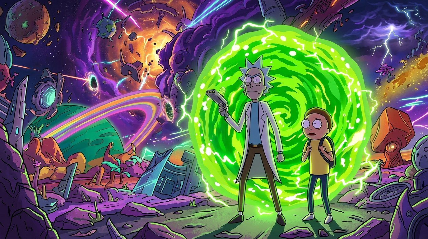 Rick And Morty Sci Fi Wallpaper Hd 4k wallpaper