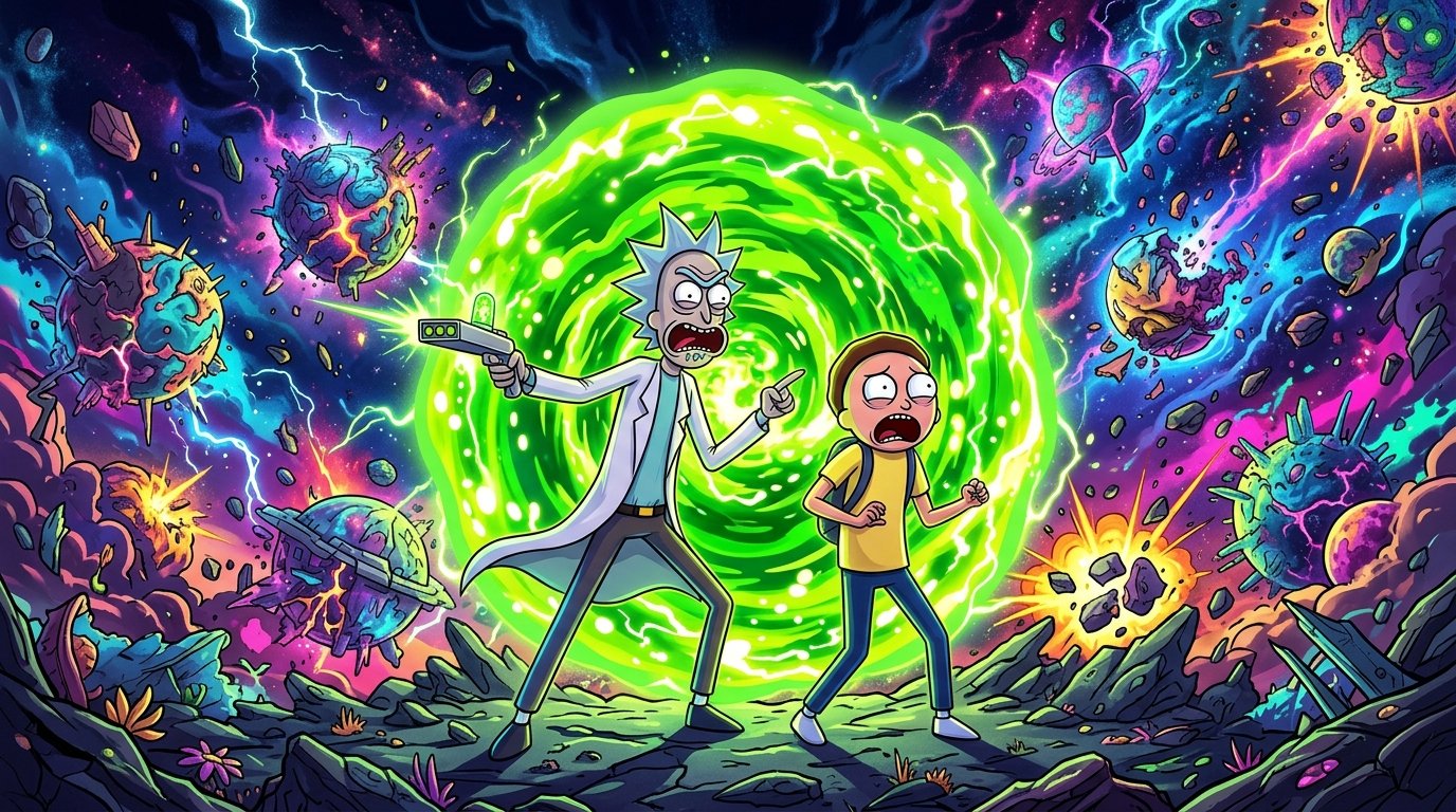 Rick And Morty Universe Wallpaper 4k 4k wallpaper