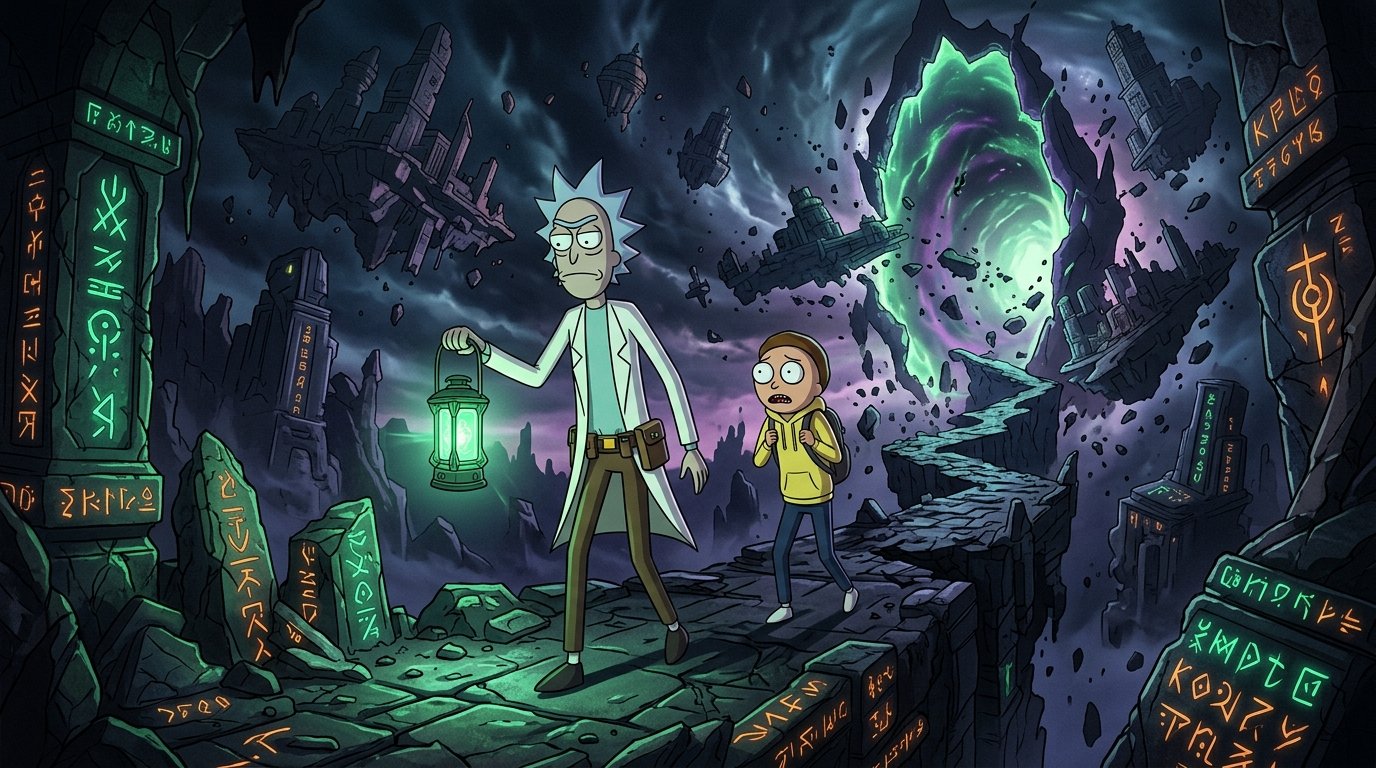 Rick Sanchez Cartoon Wallpaper Hd 4k wallpaper