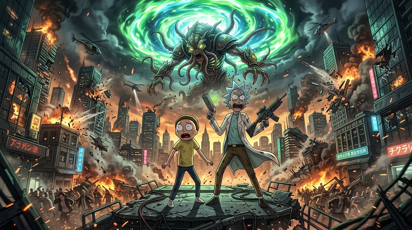 Rick Sanchez Epic Wallpaper 4k 4k wallpaper