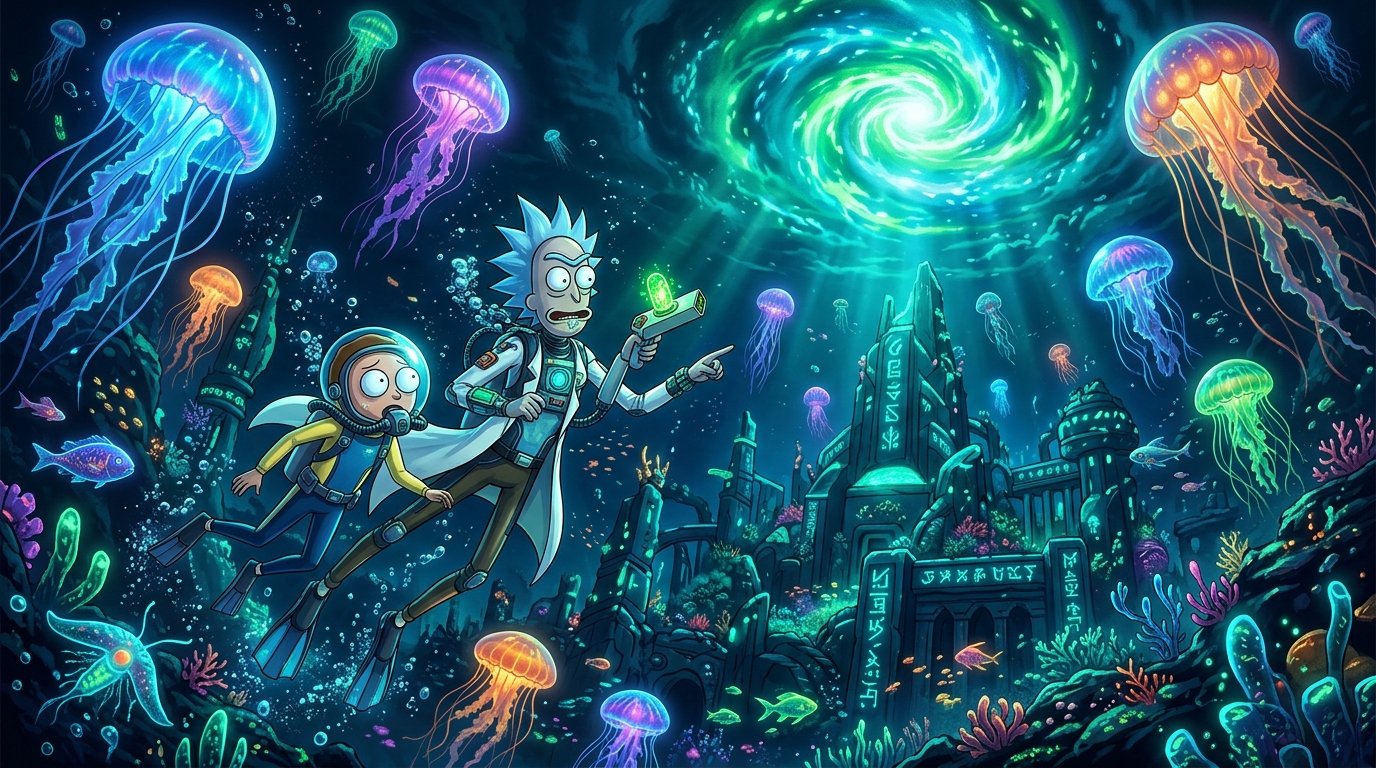 Rick Sanchez Space Wallpaper For Pc 4k wallpaper