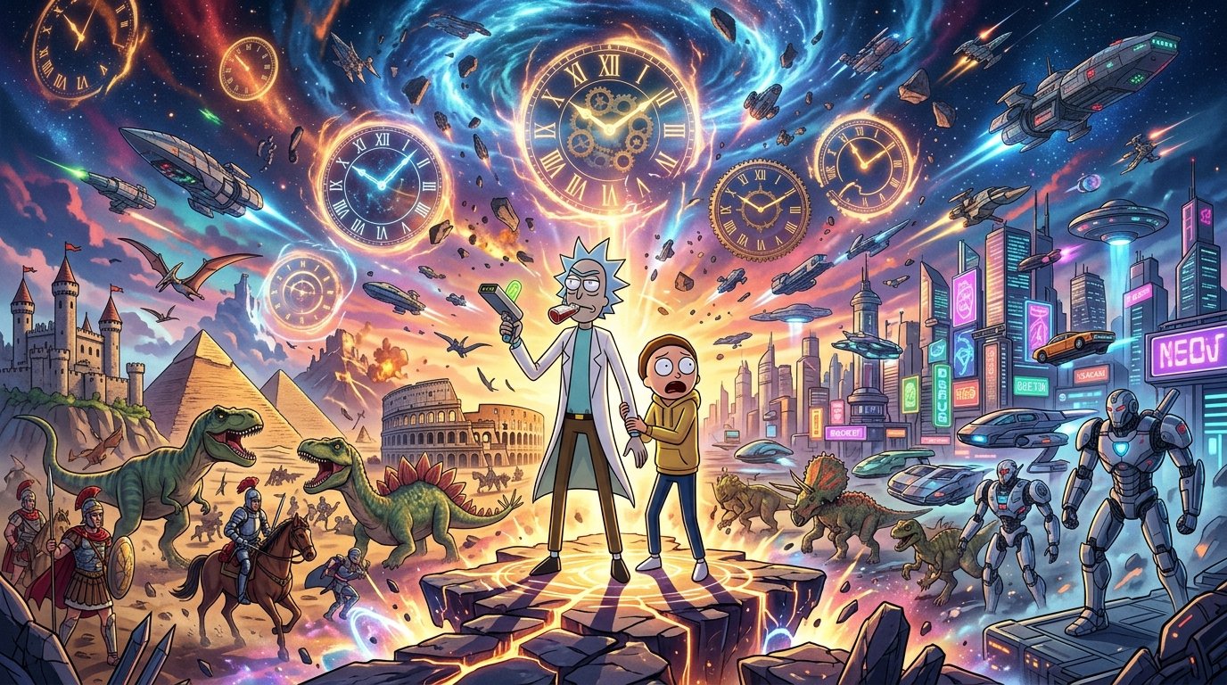 Morty Smith Space Adventure Wallpaper 4k wallpaper