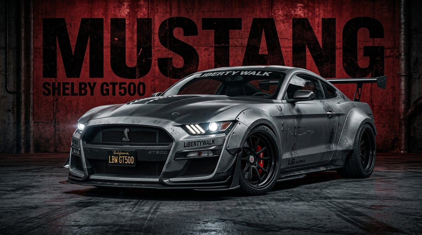 Mustang Dark Aesthetic Wallpaper 4k wallpaper