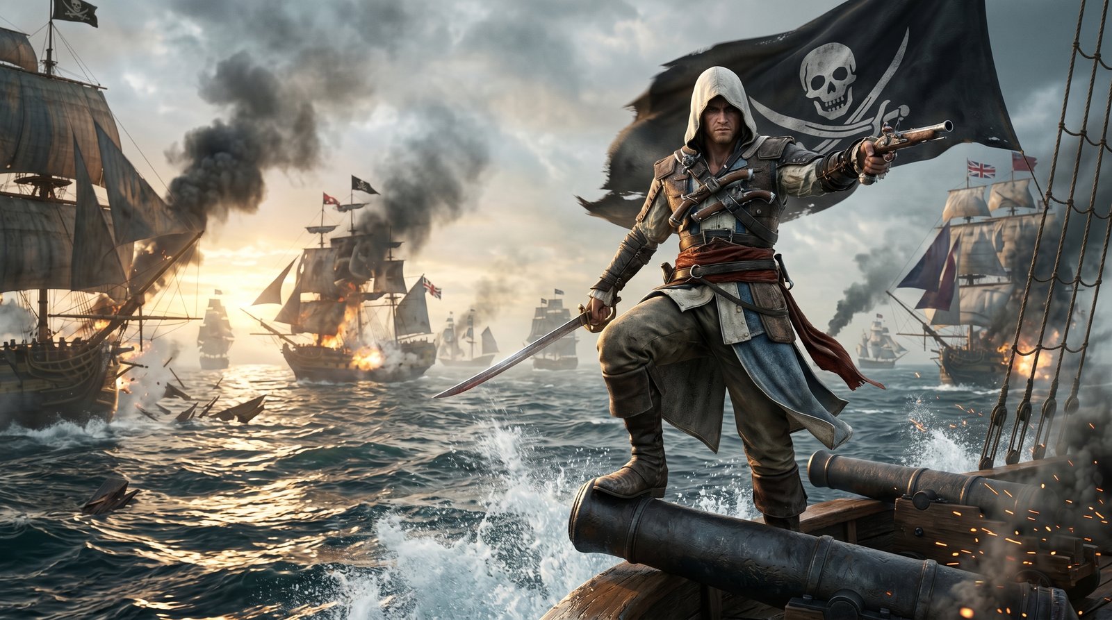 Pirate Fleet Wallpaper Hd 4k wallpaper