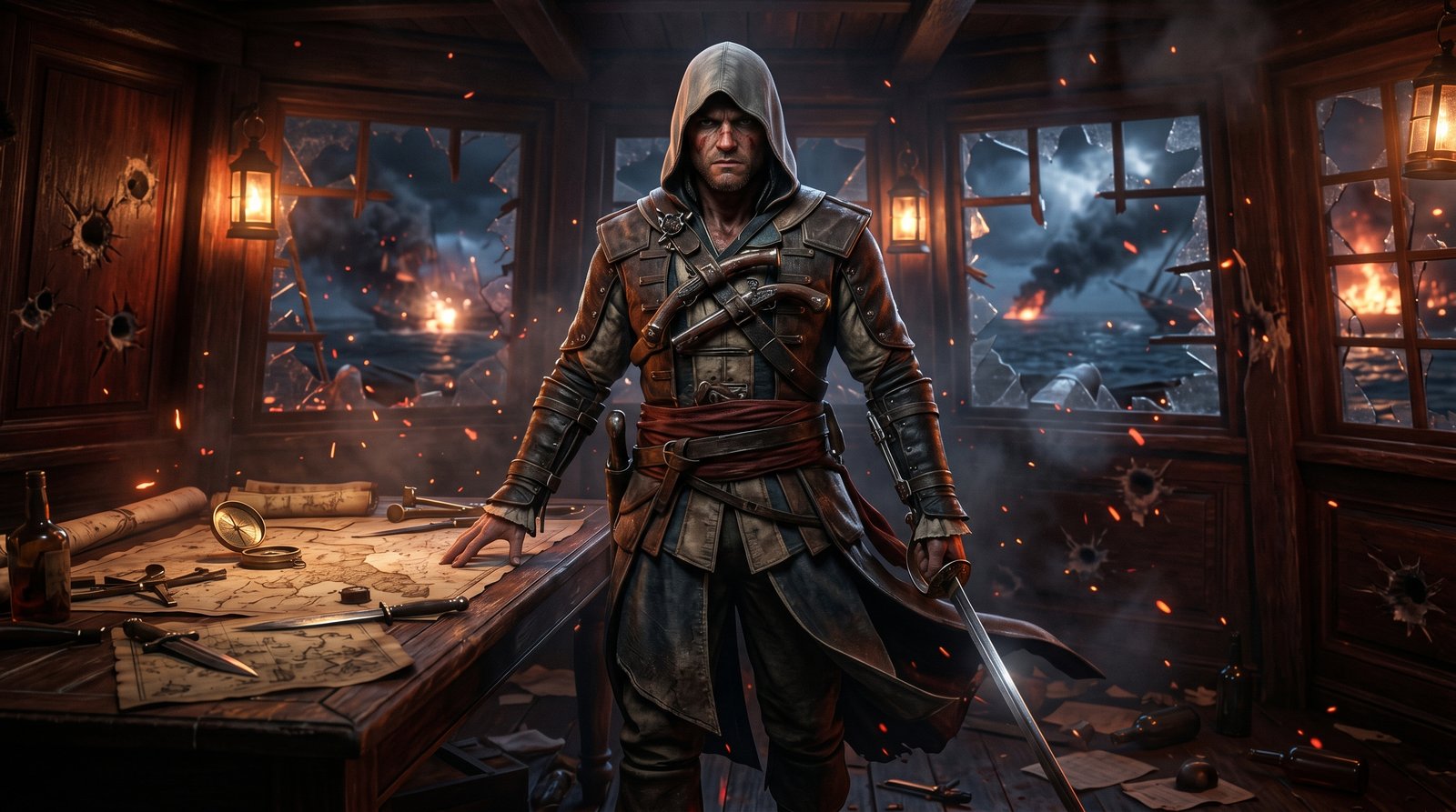 Assassins Creed Black Flag 4k 4k wallpaper