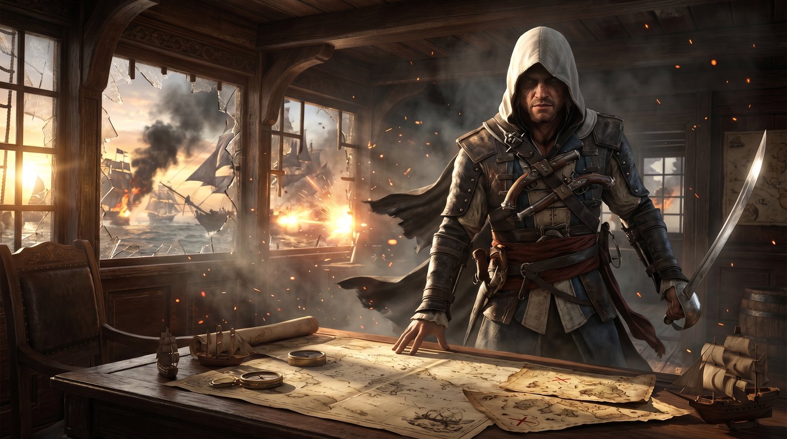 Pirate Captain Wallpaper 4k 4k wallpaper