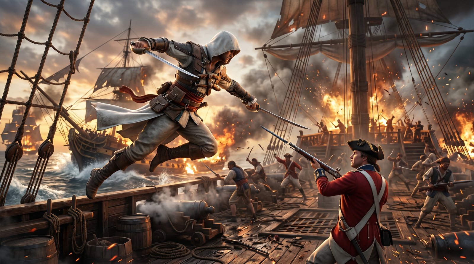 Assassins Creed Ocean 4k 4k wallpaper