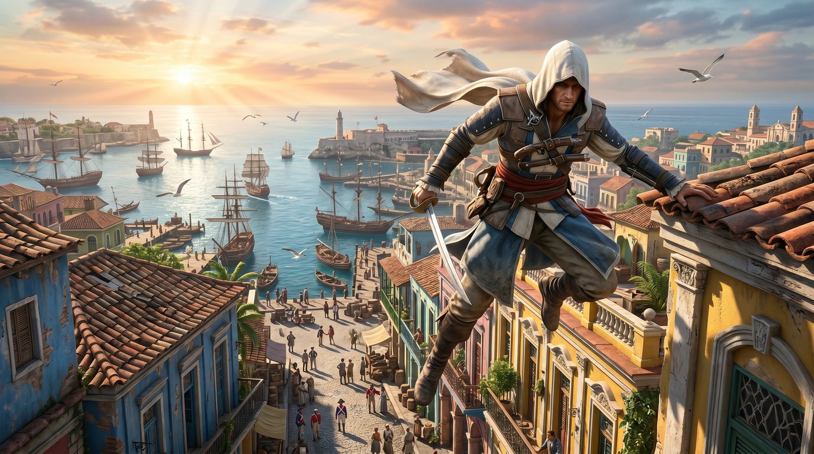 Edward Kenway Hooded Hd 4k wallpaper