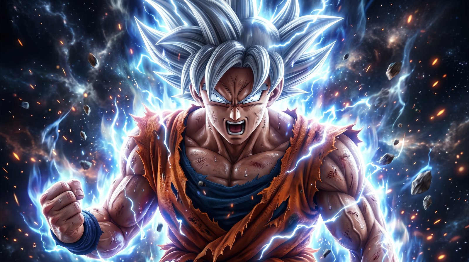 Goku Fighting Spirit Wallpaper Hd 4k wallpaper