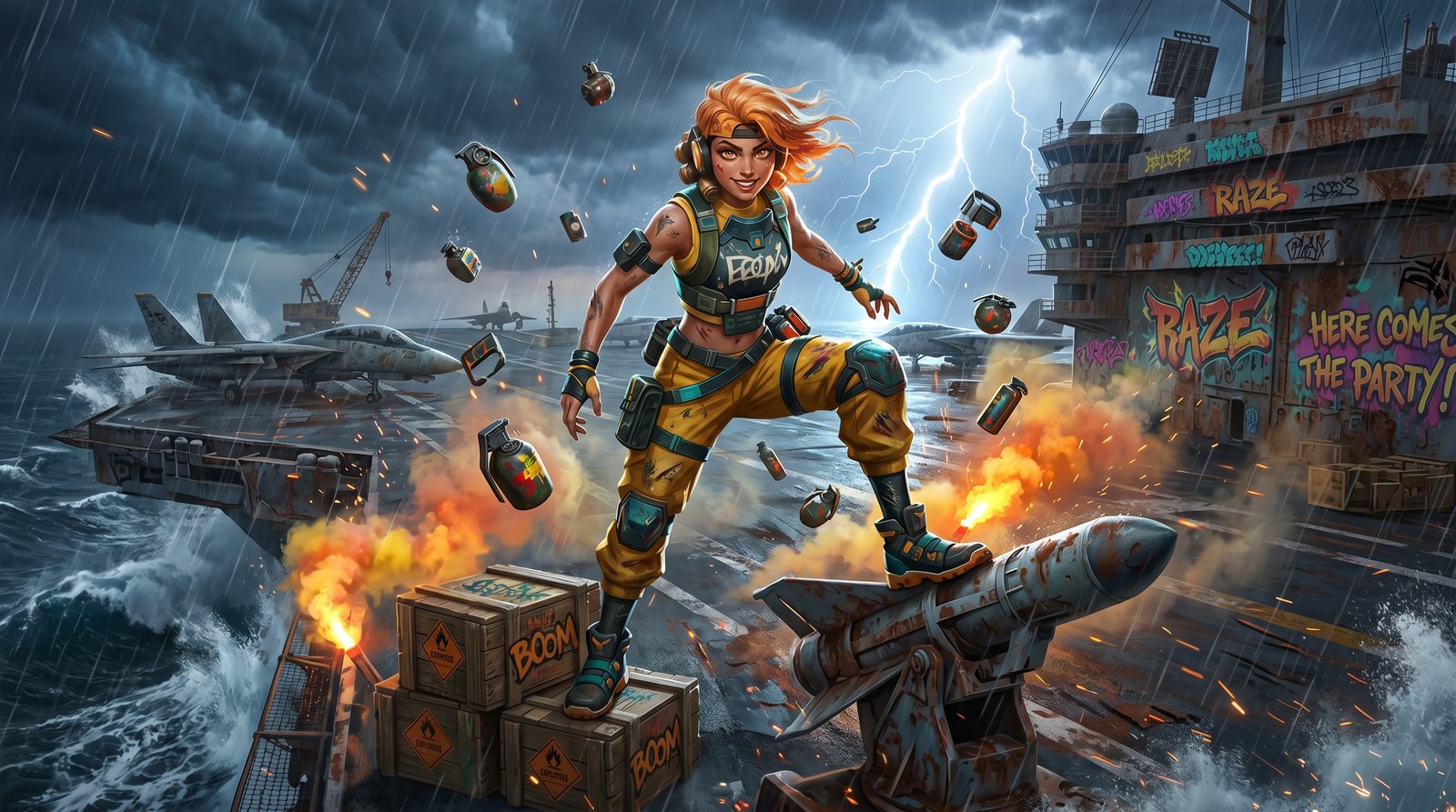 Epic Raze Valorant Wallpaper 4k wallpaper
