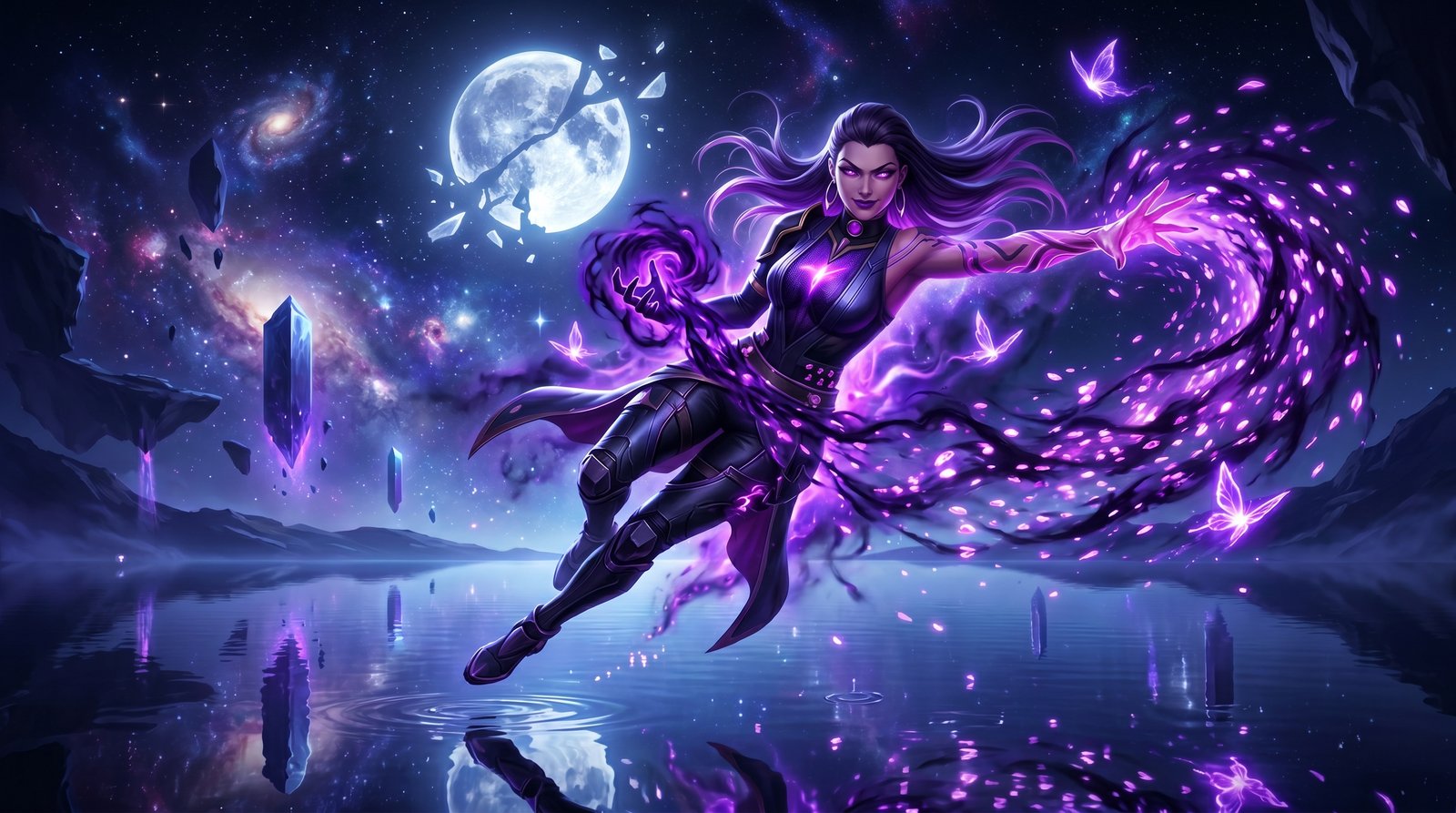 Reyna Neon Valorant Wallpaper 4k wallpaper