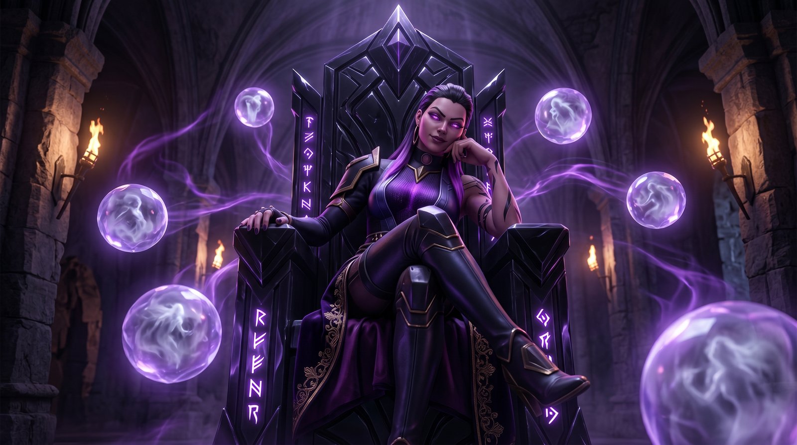 Reyna Valorant Wallpaper Dark Mode 4k wallpaper