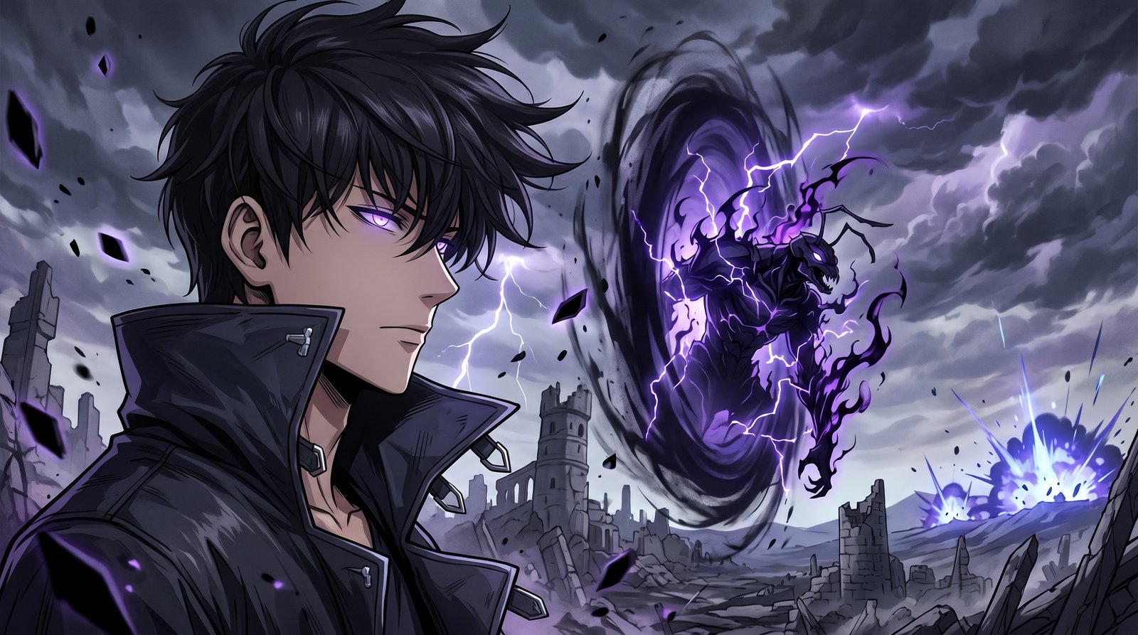 Anime Wallpaper Shadow Monarch 4k wallpaper