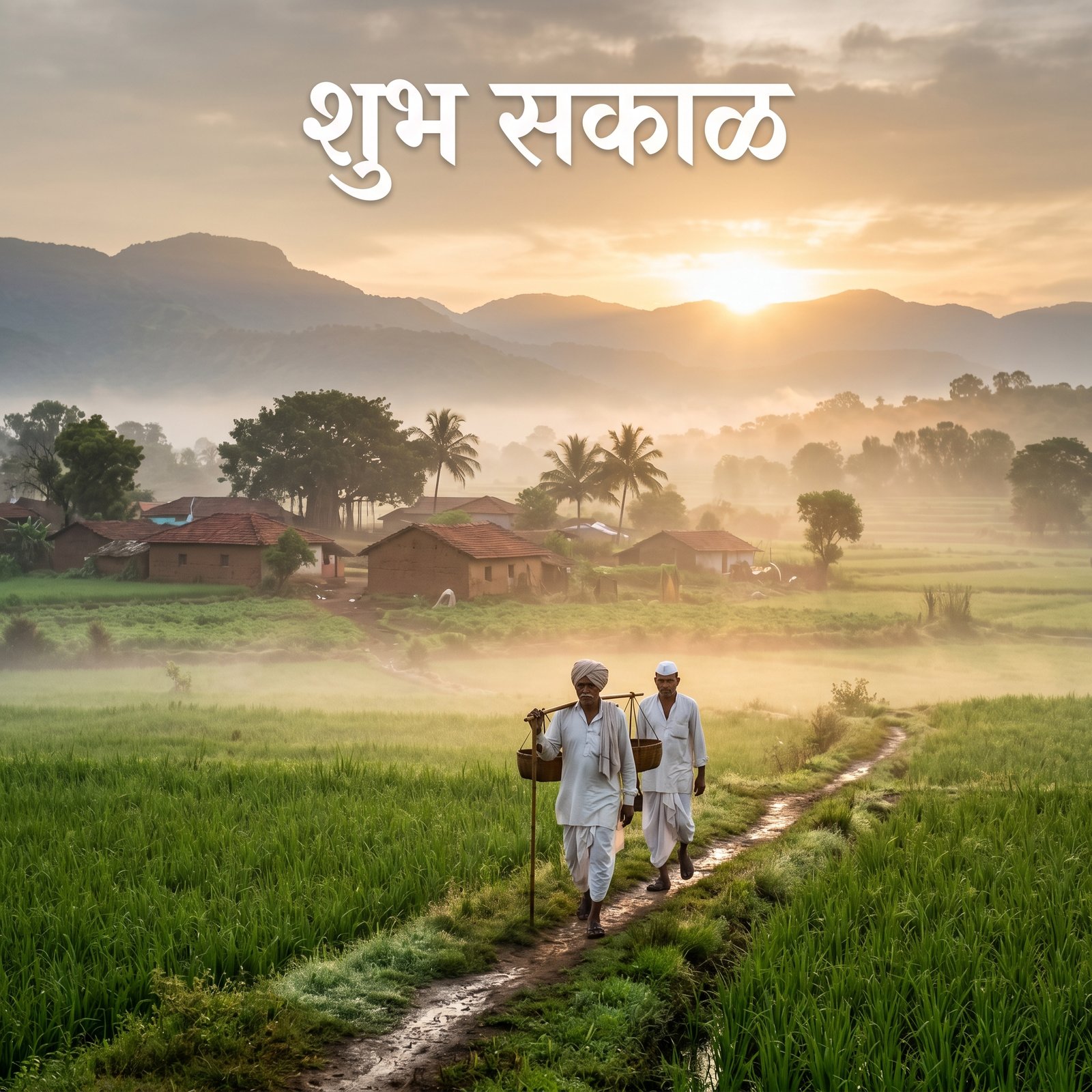 Do you want this eye-catching Good Morning Marathi Images For Daily Share in 1x1 quality. Ideal for anyone searching for prem
