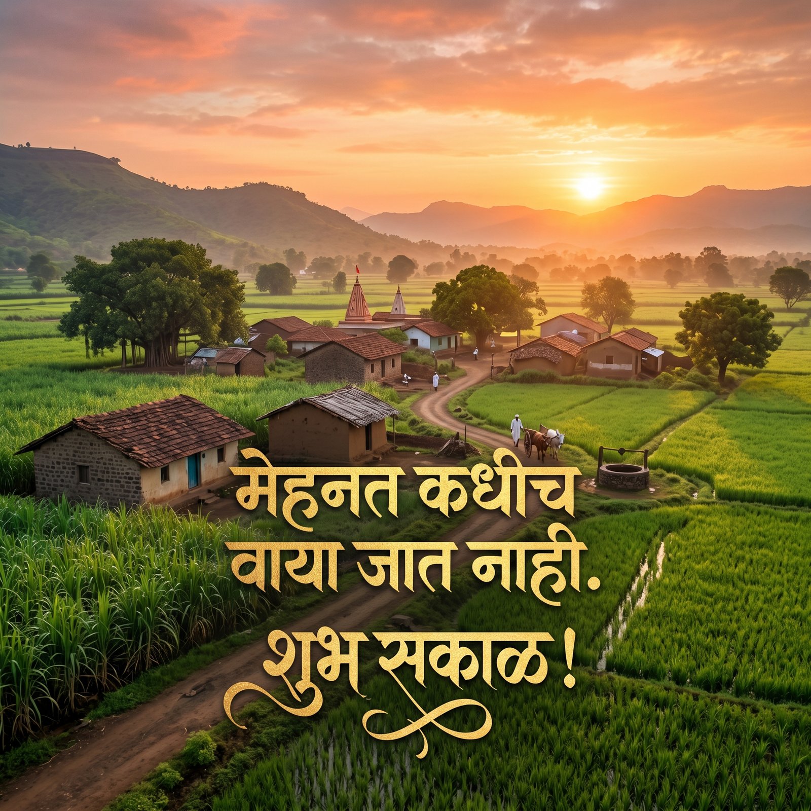 Download this beautiful Unique Good Morning Marathi Quotes wallpaper available in 1920x1080. Whether you need a fresh desktop