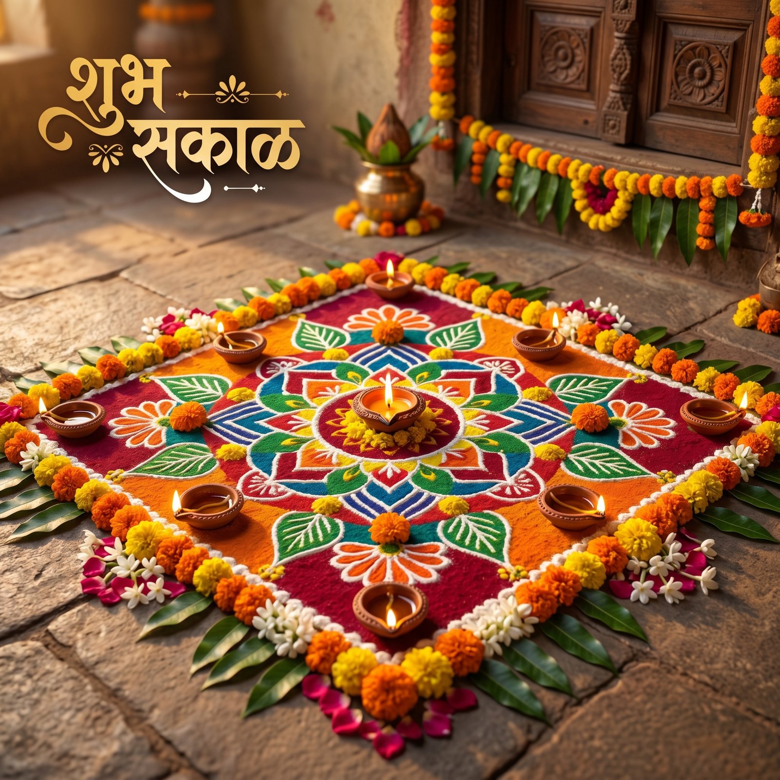 Do you want this eye-catching Good Morning Marathi Wishes Collection in 1920x1080 quality. Ideal for anyone searching for pre