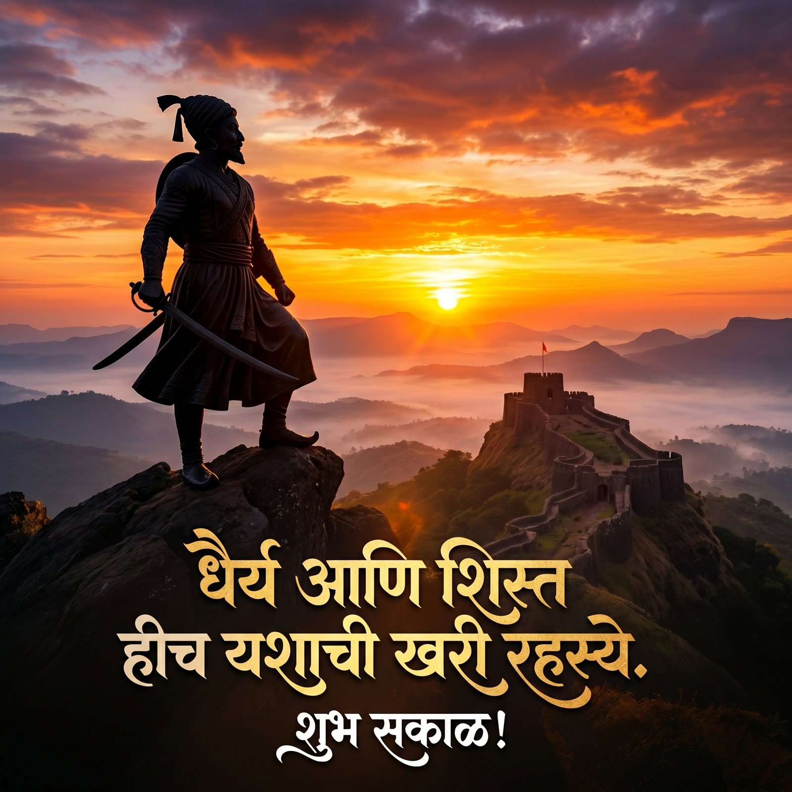 Do you want this eye-catching Good Morning Marathi Sunrise Images in 1920x1080 quality. Ideal for anyone searching for premiu
