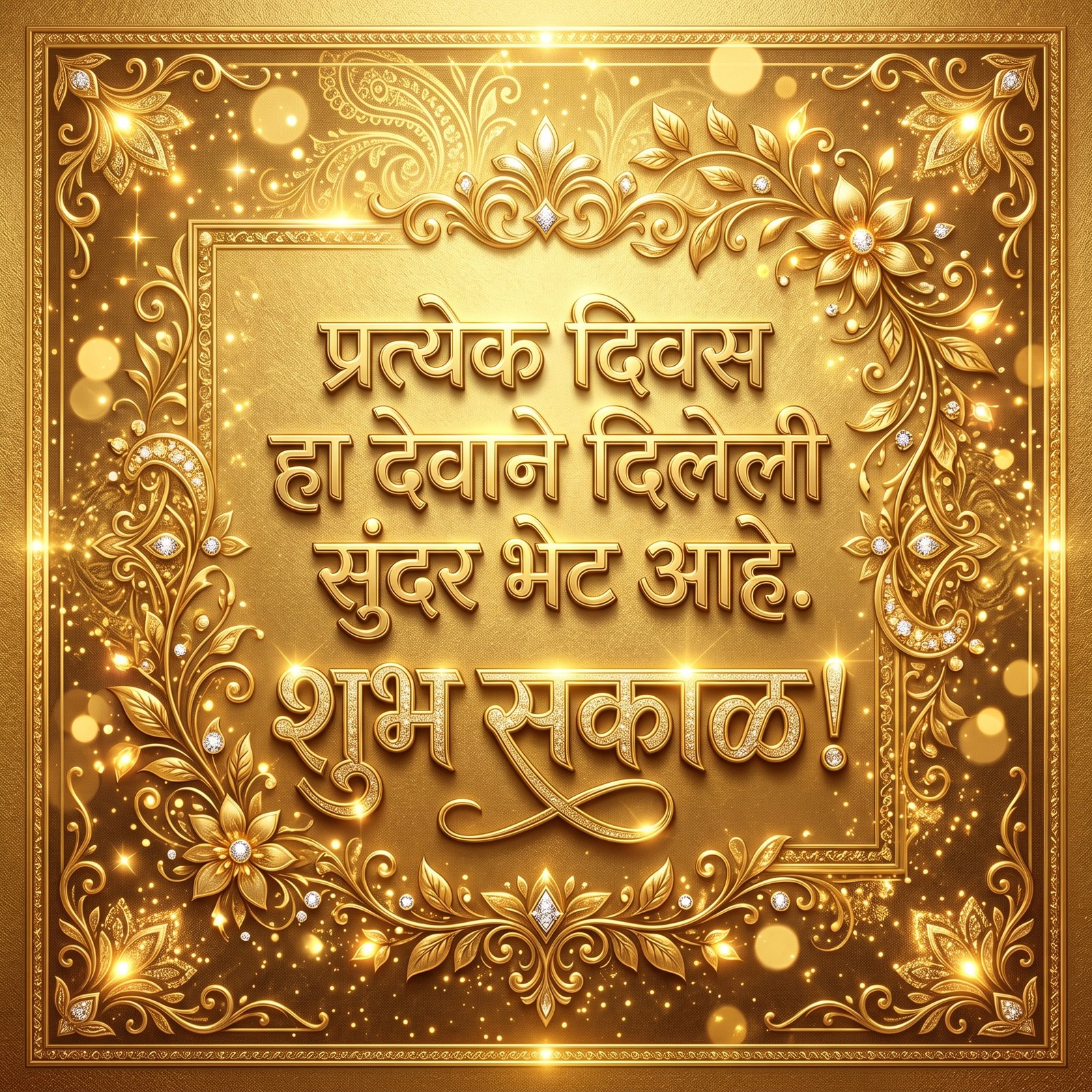 Download this Good Morning Marathi Images With Quotes in high quality design with 1920x1080 resolution. Perfect for your lapt