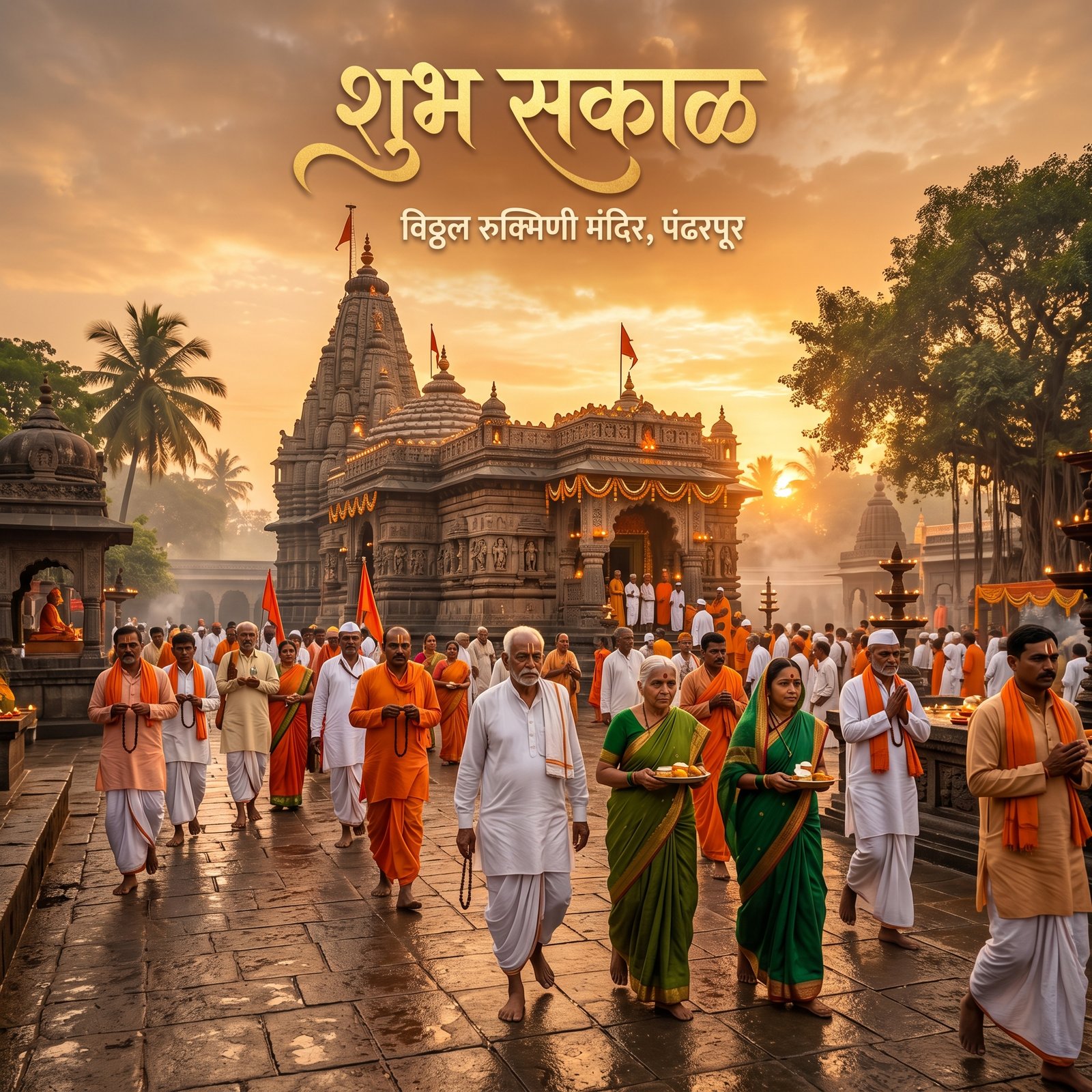 Download this beautiful Good Morning Marathi Wishes With Blessings wallpaper available in 1920x1080. Whether you need a fresh