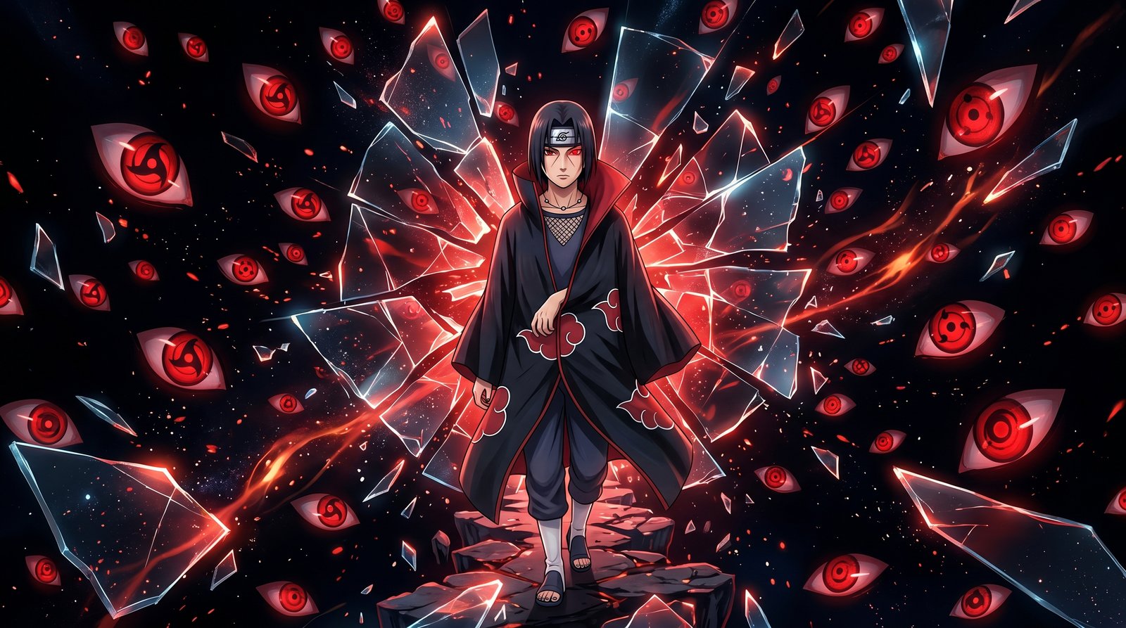 Download this Itachi Uchiha Wallpaper Black in high quality design with 3840x2160 resolution. Perfect for your laptop, mobile