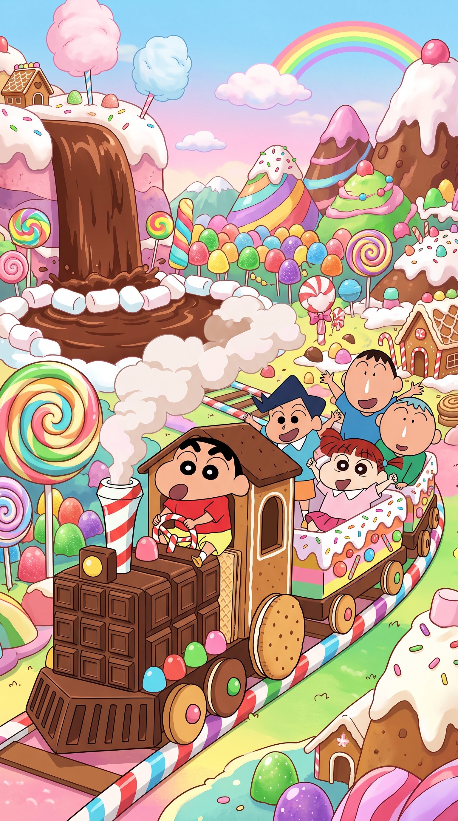 Download this Iphone Shinchan Wallpaper in high quality design with 2160x3840 resolution. Perfect for your laptop, mobile, or