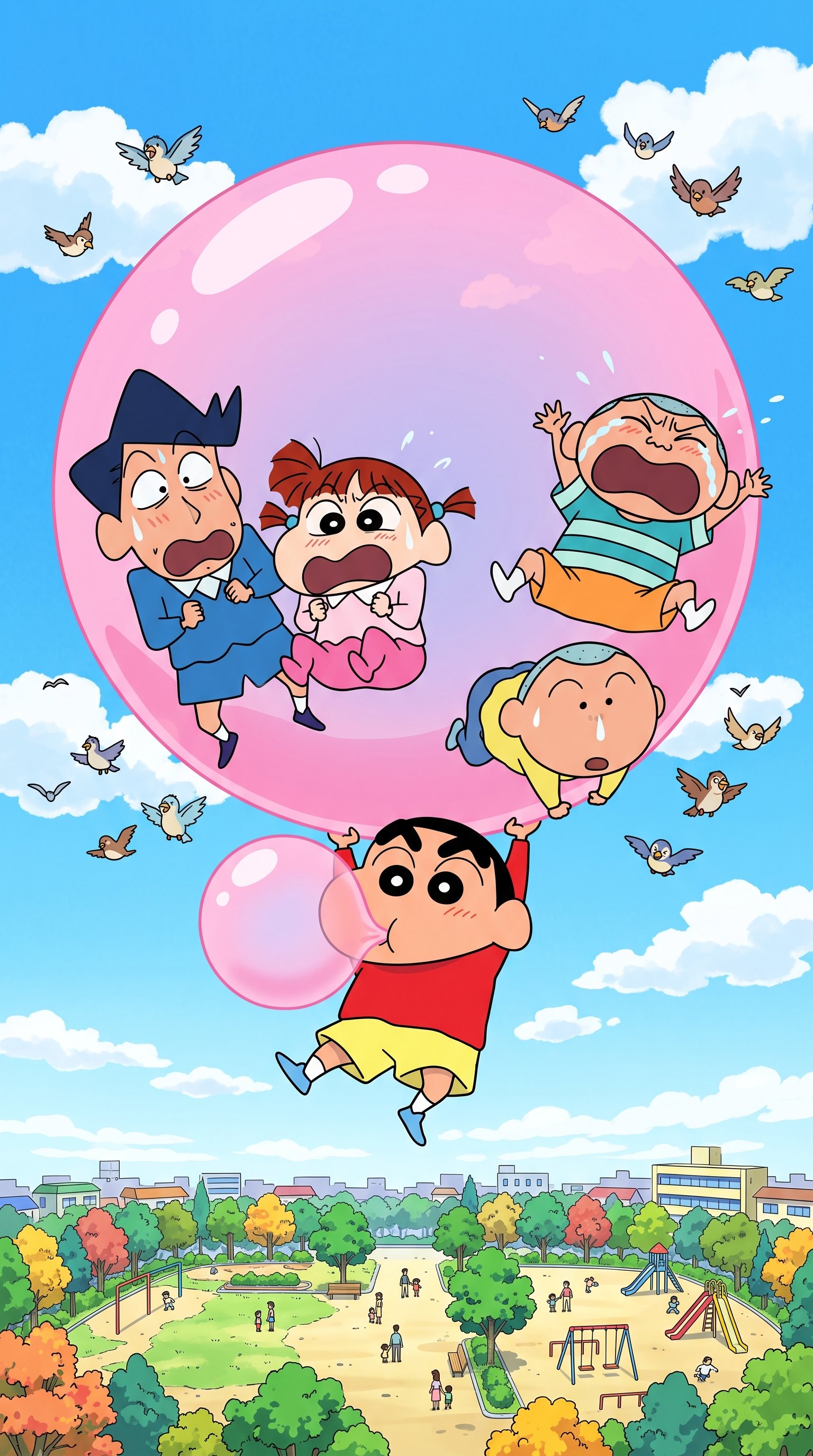 Download this beautiful Scary Shinchan Anime Wallpaper Phone wallpaper available in 2160x3840. Whether you need a fresh deskt