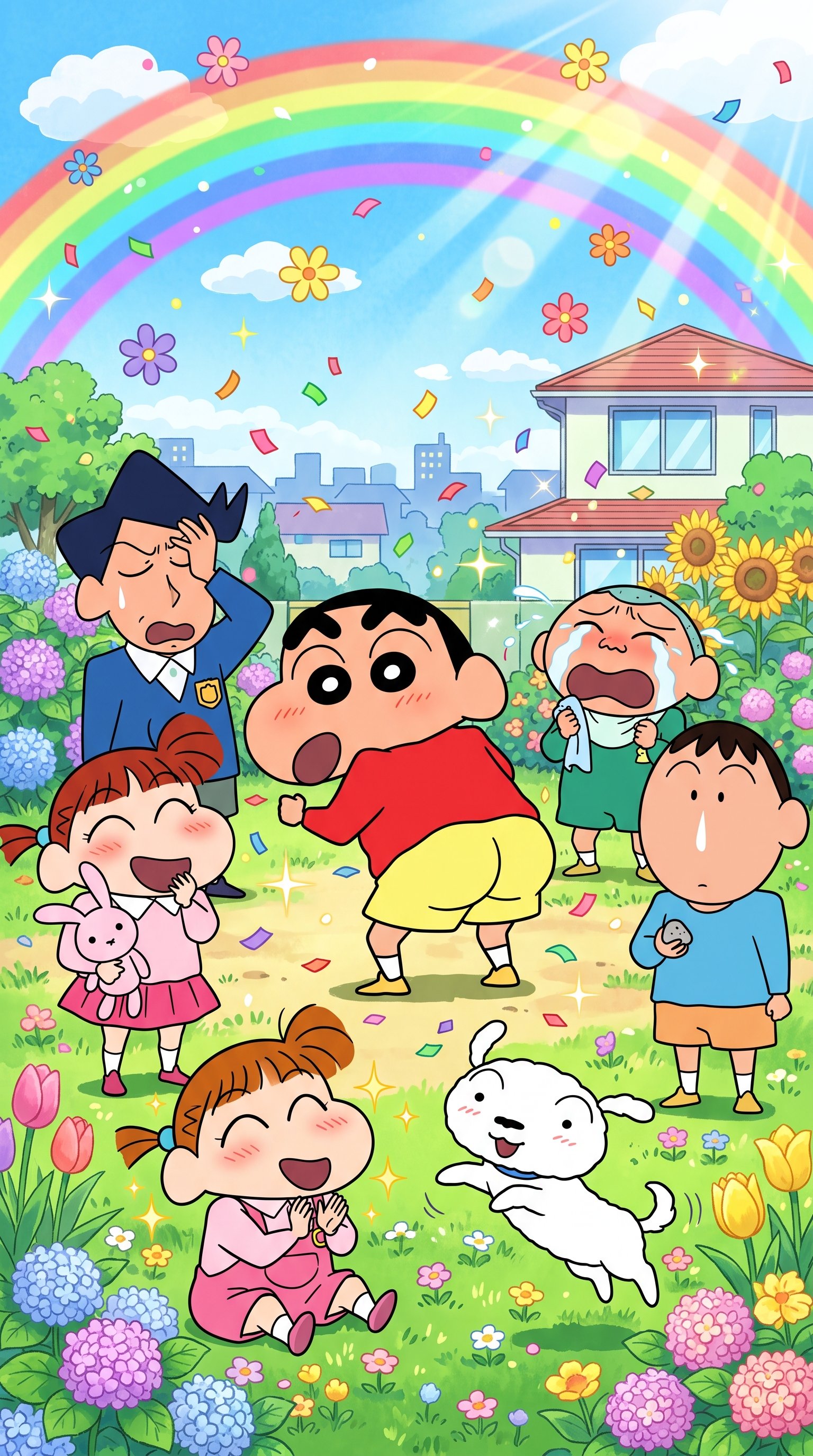 Download this beautiful Shinchan Camping Wallpaper Phone wallpaper available in 2160x3840. Whether you need a fresh desktop b