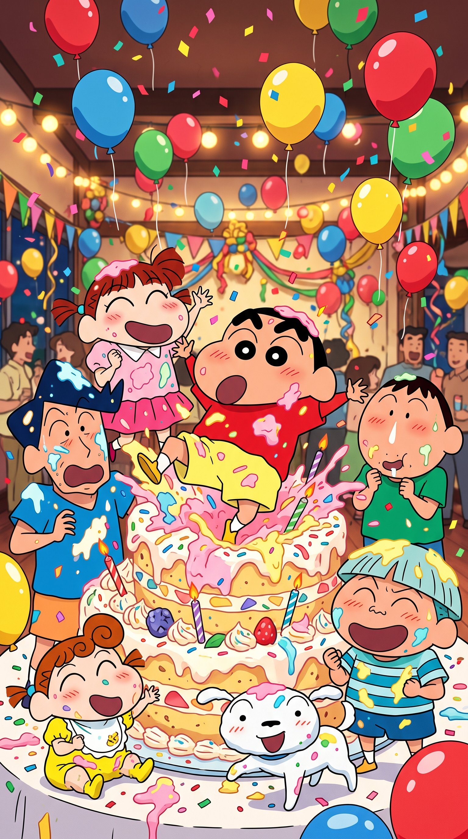 Download this Shinchan Cute Smile Wallpaper in high quality design with 2160x3840 resolution. Perfect for your laptop, mobile