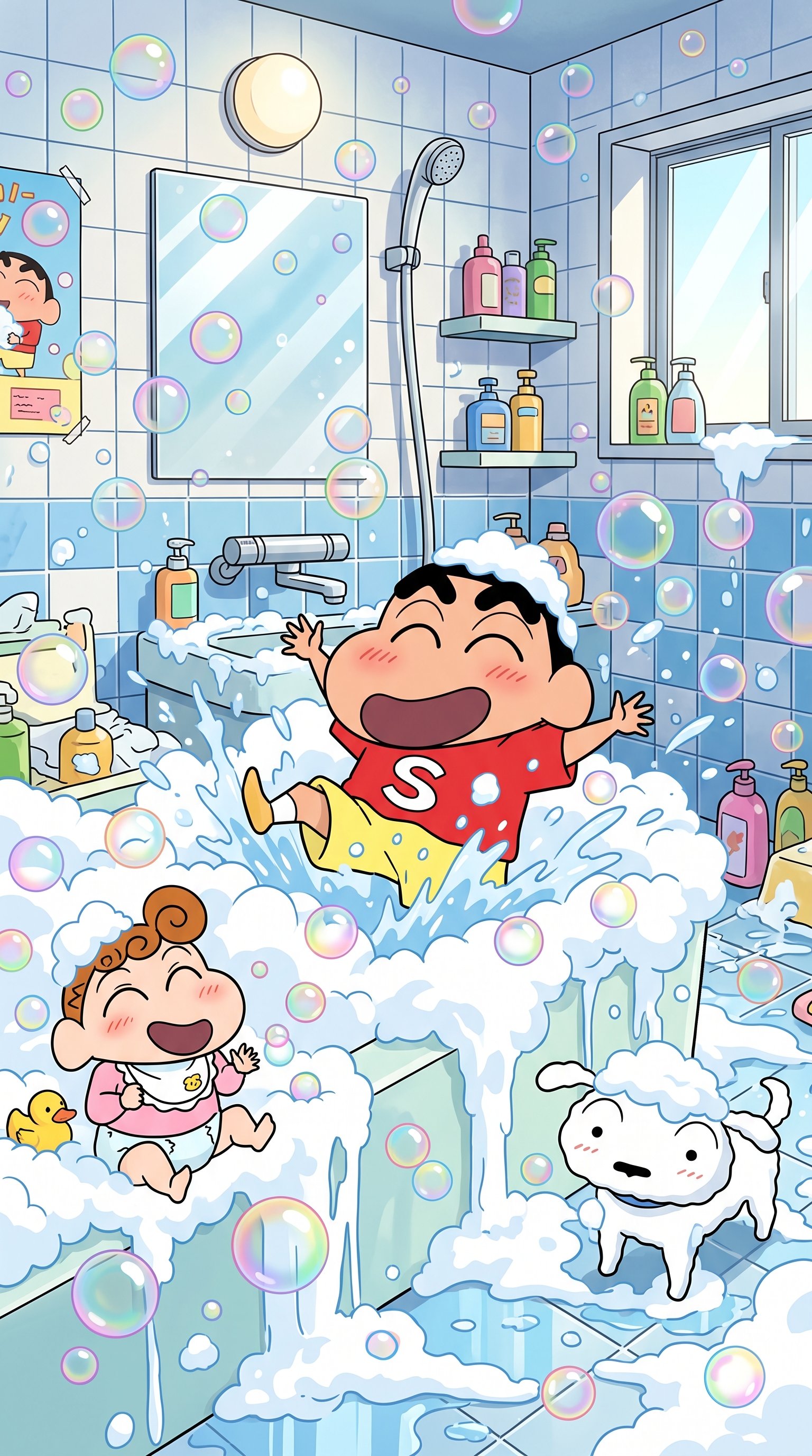Download this beautiful Shinchan Family Wallpaper Phone wallpaper available in 2160x3840. Whether you need a fresh desktop ba