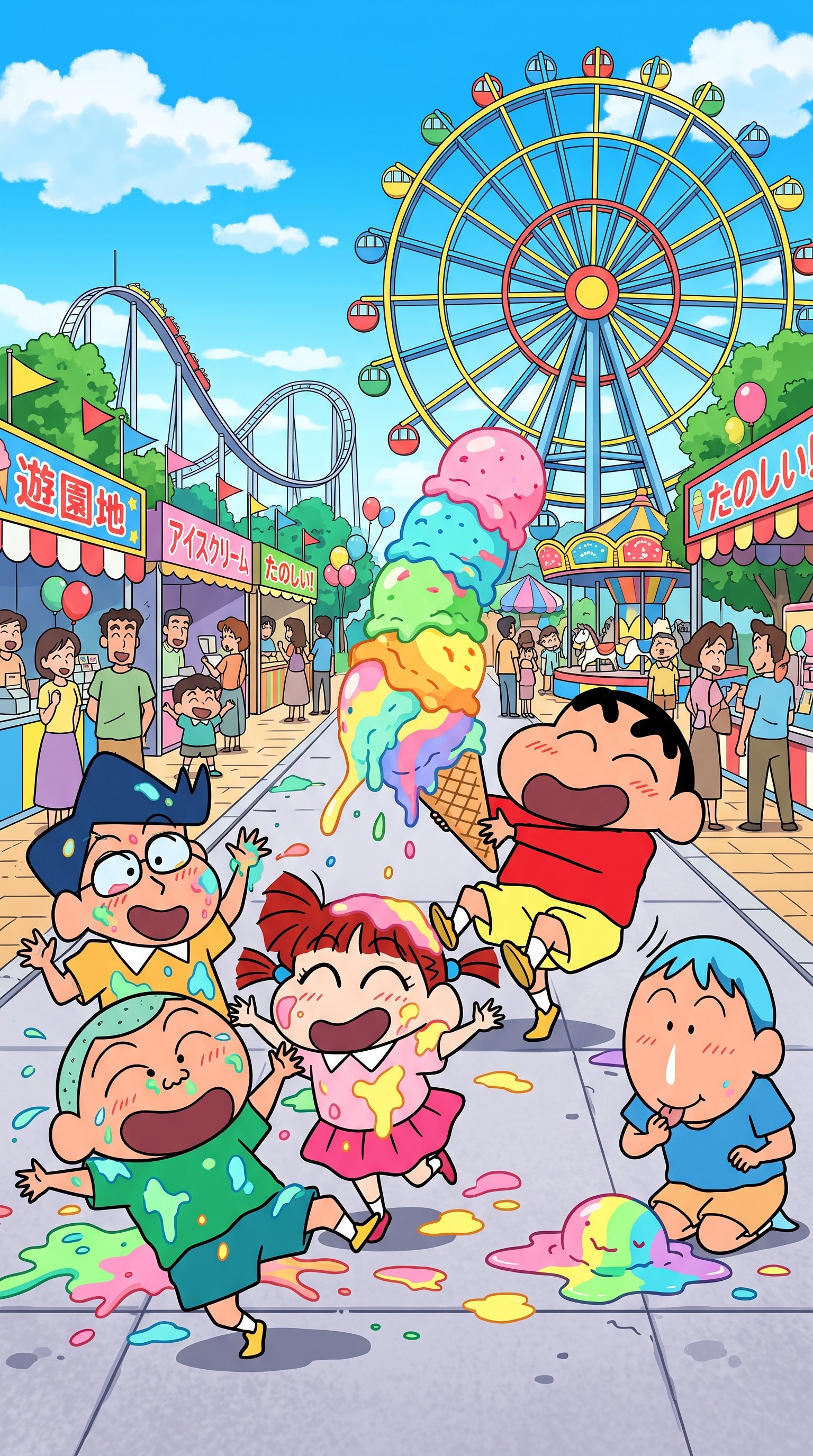 What Do you think about this Shinchan Home Screen Wallpaper delivers in 2160x3840 resolution. A must-have 4k wallpaper for en