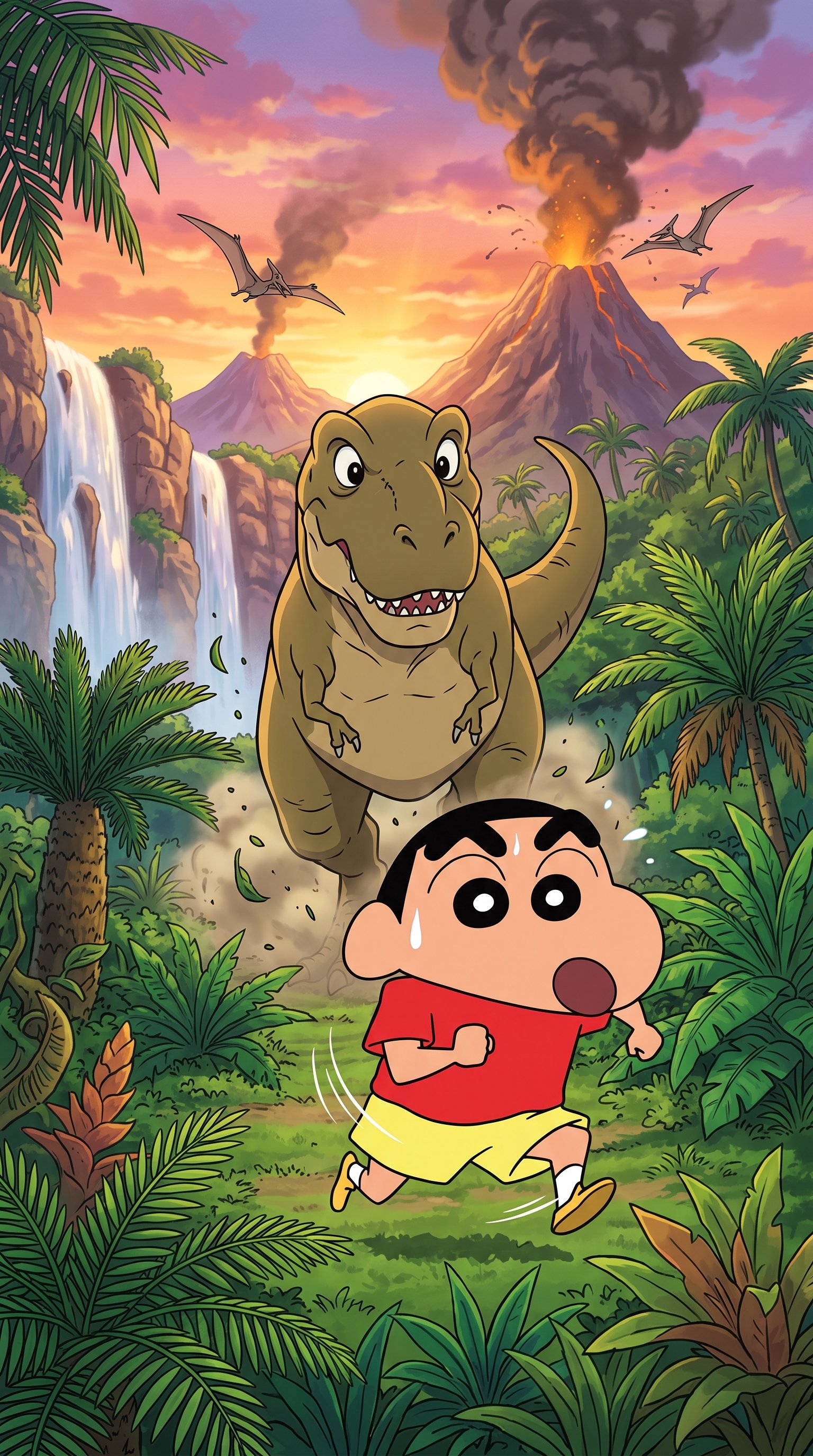 Download this beautiful Shinchan Movie Wallpaper Phone wallpaper available in 2160x3840. Whether you need a fresh desktop bac
