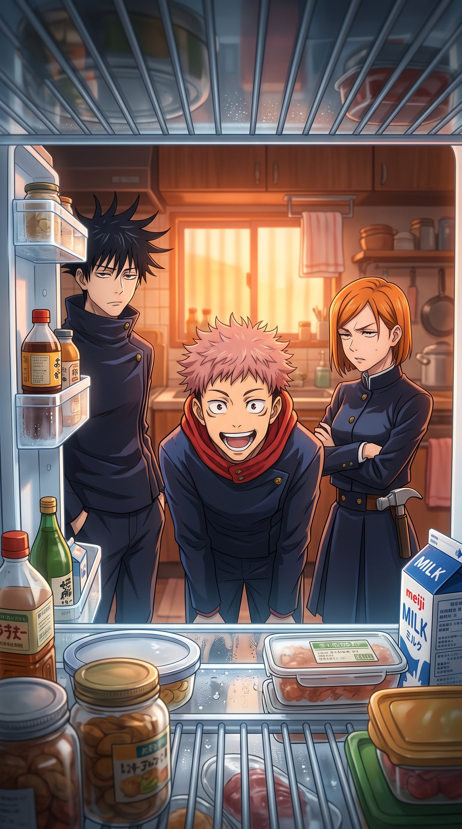What Do you think about this Jjk Friends 4k Anime Wallpaper delivers in 2160x3840 resolution. A must-have 4k wallpaper for en