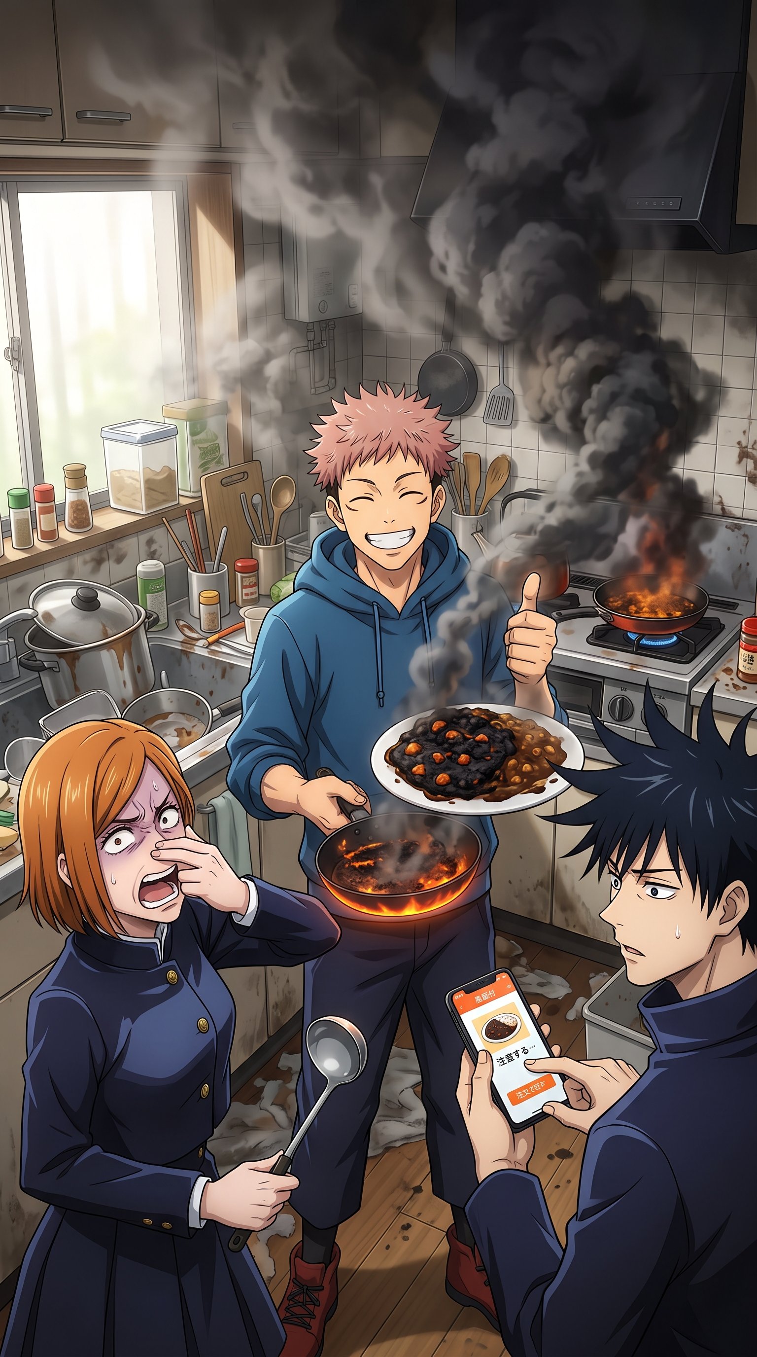 What Do you think about this Jjk Funny Anime Wallpaper For Iphone delivers in 2160x3840 resolution. A must-have 4k wallpaper