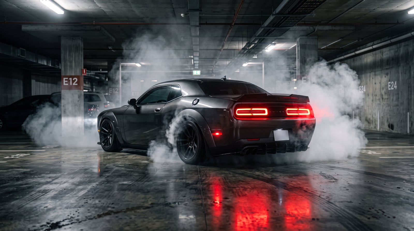 Do you want this eye-catching Dodge Challenger Burnout Tire Smoke 202607181747 in 3840x2160 quality. Ideal for anyone searchi