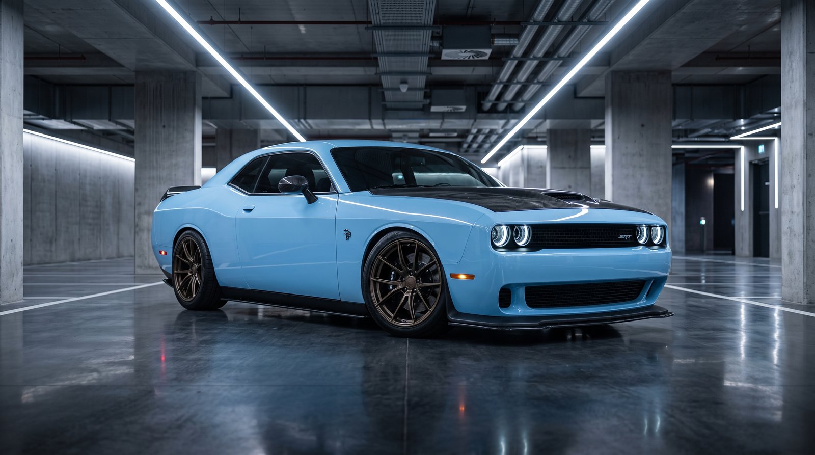 Download this White Dodge Challenger Wallpaper in high quality design with 3840x2160 resolution. Perfect for your laptop, mob