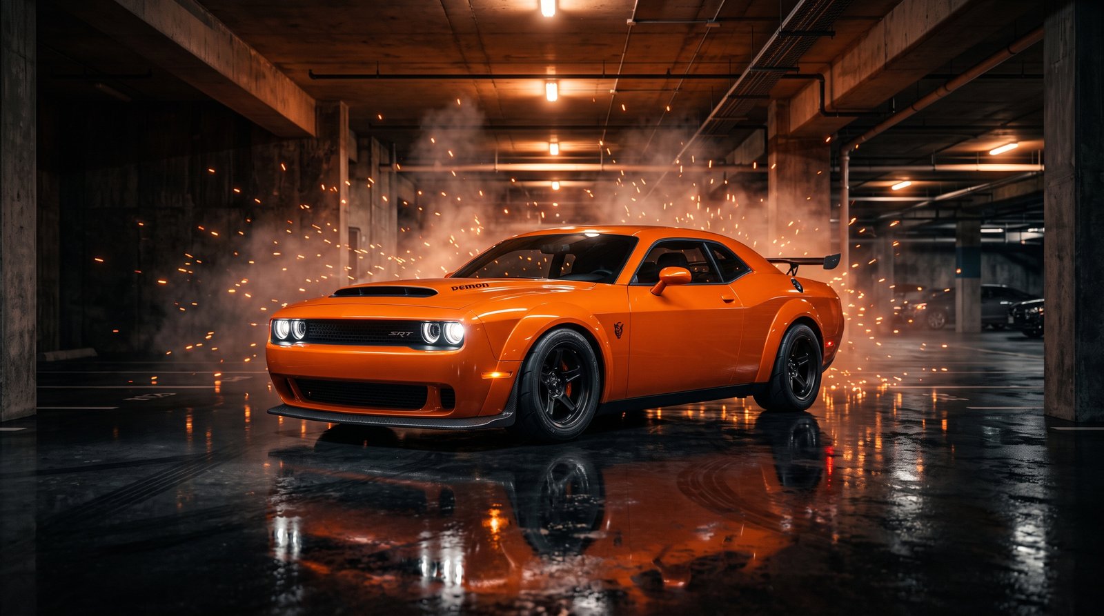 Download this beautiful Mustang Rainy Street Wallpaper wallpaper available in 3840x2160. Whether you need a fresh desktop bac